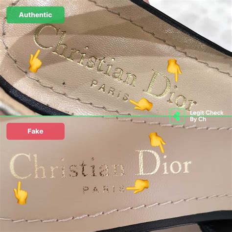 real vs fake dior shoes|are dior heels real.